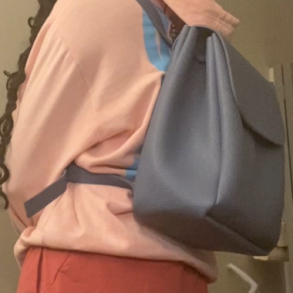 Mini Faux-Leather Backpack - Picture 8 of 8